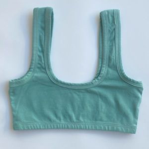 ARQ x Dazed Wide Strap Bra - teal